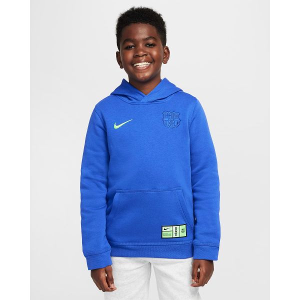 Nike Barcelona Club Youth Hoodie - Royal