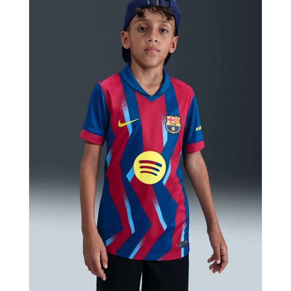 Nike Barcelona Y 4th Jersey 2025/26 - Blue