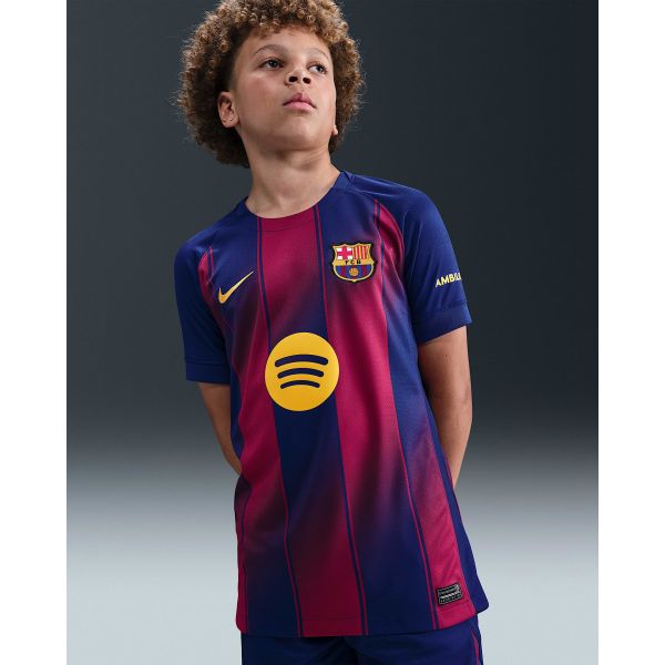 Nike Barcelona Youth Home Jsy 2025/26 - Blue