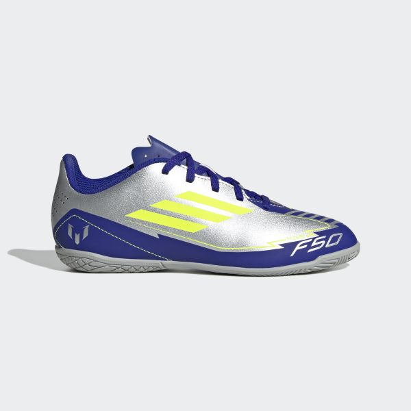 Adidas F50 Club Messi J Indoor - Silver