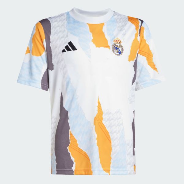 Adidas Real Prematch Y Jersey - White