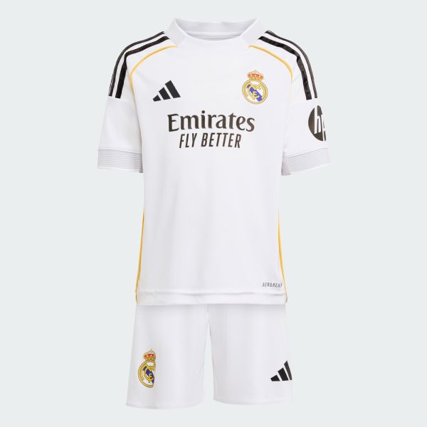 Adidas Real Madrid H Mini Kit 2025/26 - White