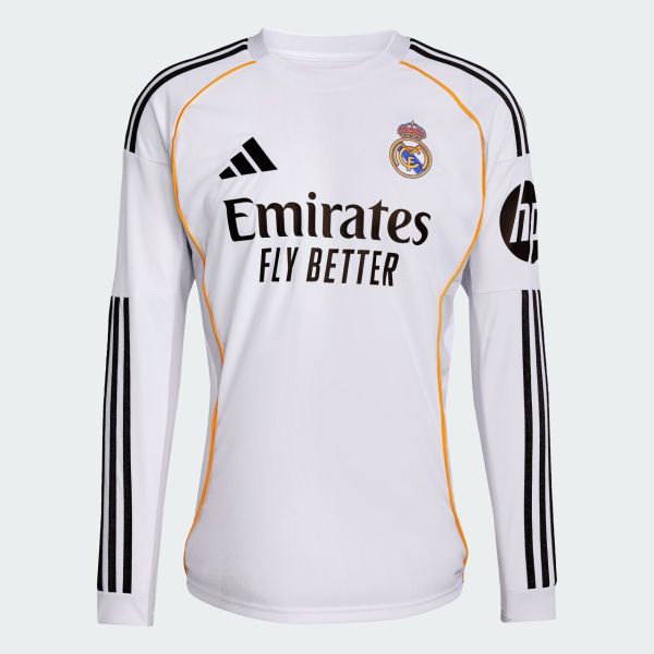 Adidas Real Madrid Home LS 2025/26 - White
