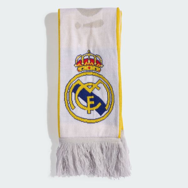 Adidas Real Madrid Scarf - White/Gold
