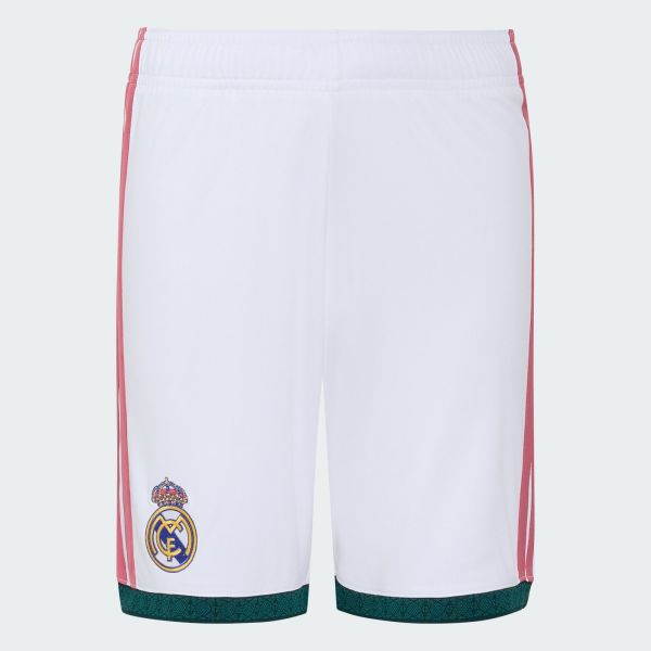 Adidas Real Madrid Home Y Shorts 2026/27 - White