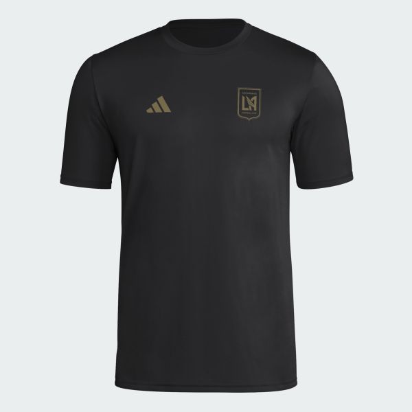 Adidas LA FC Pre Game T-Shirt - Black