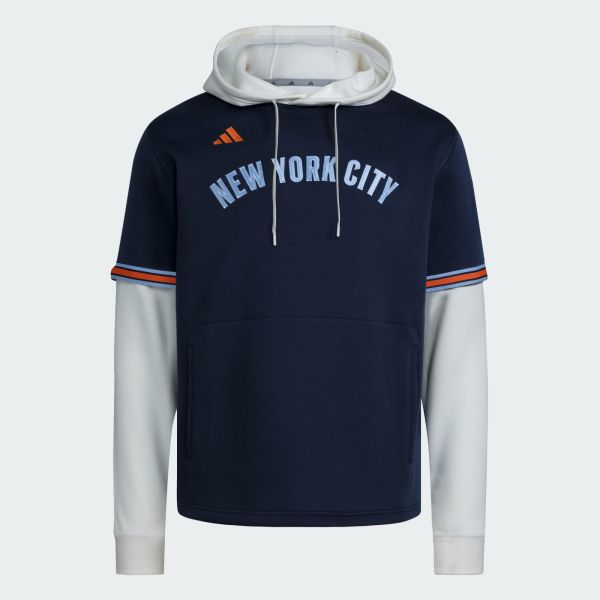 Adidas NYC FC Hooded Jersey - Legend Ink