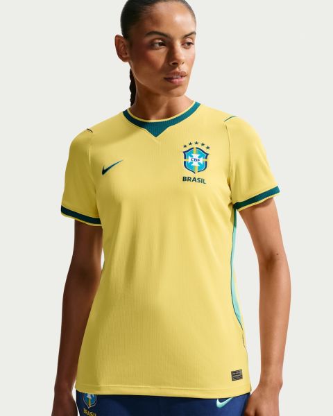Nike Brazil Womens Home Jersey 2026 - Canary