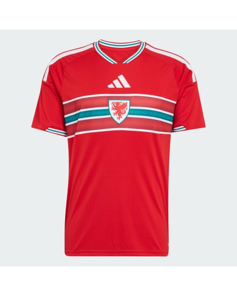 Adidas Wales Mens Home Jersey 2026 - Red
