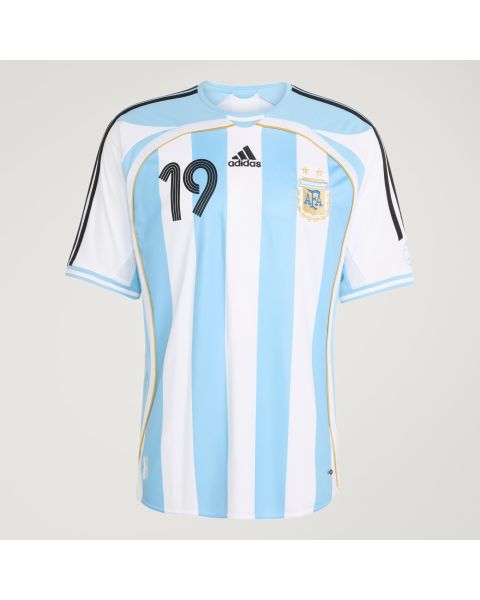 Adidas Argentina Home Jersey Messi 2006 - White