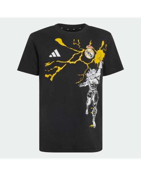 Adidas Real Madrid Marvel Tee 2025 - Black