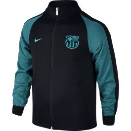 Nike Barcelona Kids N98 Track Jacket - Black/Green