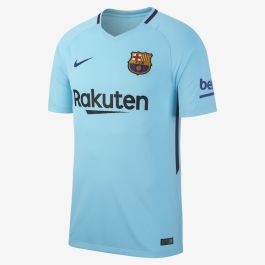 Nike Barcelona Away Jersey Mens 2017/18 - Light Blue