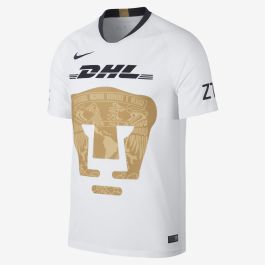 Nike Pumas Unam Home Jersey Mens 2018 19 White Gold