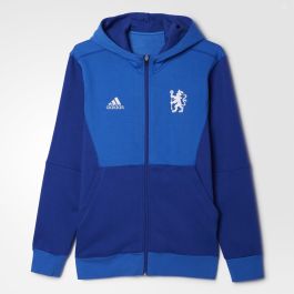 adidas Chelsea FC Full Zip Hoodie Blue