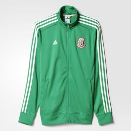 adidas Mexico 3 Stripe Track Top Green