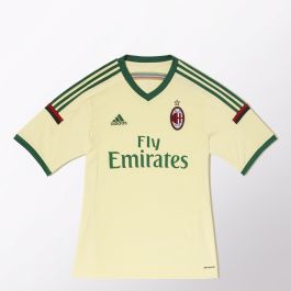 adidas AC Milan 3rd Jersey 2014/15 - Gold/Green