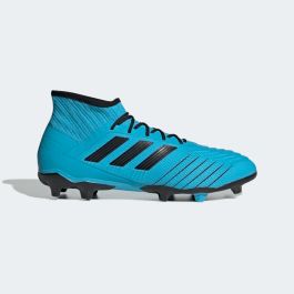 adidas Predator 19.2 Firm Ground Soccer Cleats Mens Cyan Black Hard Wired Pack