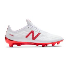 Red and white 2024 new balance cleats