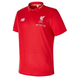 New Balance Liverpool Leisure Essential Polo Red