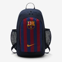 fcb backpack nike FC Barcelona Stadium – Rockville & Sterling Soccer Supplies Gear up for soccers biggest stage with a Nike backpack that pulls through rain or shineand holds your ball in the front pocket.Key FeaturesZippered main compartment is spacious enough for essentials and features an inner sleeve that can hold up to a 15 laptop Soccer Bag Fcb Nike Backpack
