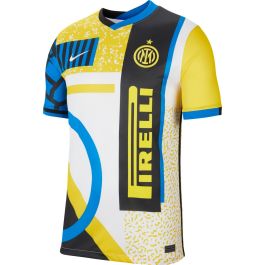 ウェア Inter Milan Open Collar Soccer Uniform Inter Milan Matchworn Maniche 28 L/S Home Football Shirt