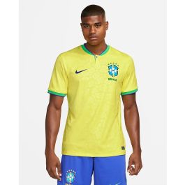 Nike Brasil Mens Home Jersey - Yellow