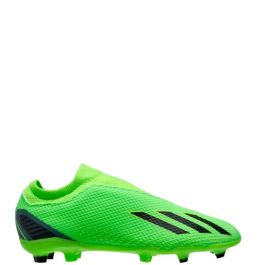 Adidas x Speedportal.3 Laceless Firm Ground Soccer Cleats Kids Green Core Black Solar Yellow 6