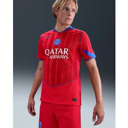 06s Nike パリ・サンジェルマン ヴィトン柄 ゲームシャツ PSG 3rd Nike PSG Auth 3rd Jersey 2025/26 - Red